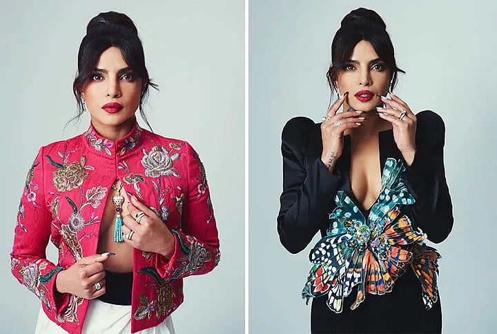 প্রিয়াঙ্কা চোপড়া জোনাস প্রতিমুহূর্তেই তাঁর সাজ–পোশাকের মাধ্রমে মুগ্ধ করছেন ভক্তদের