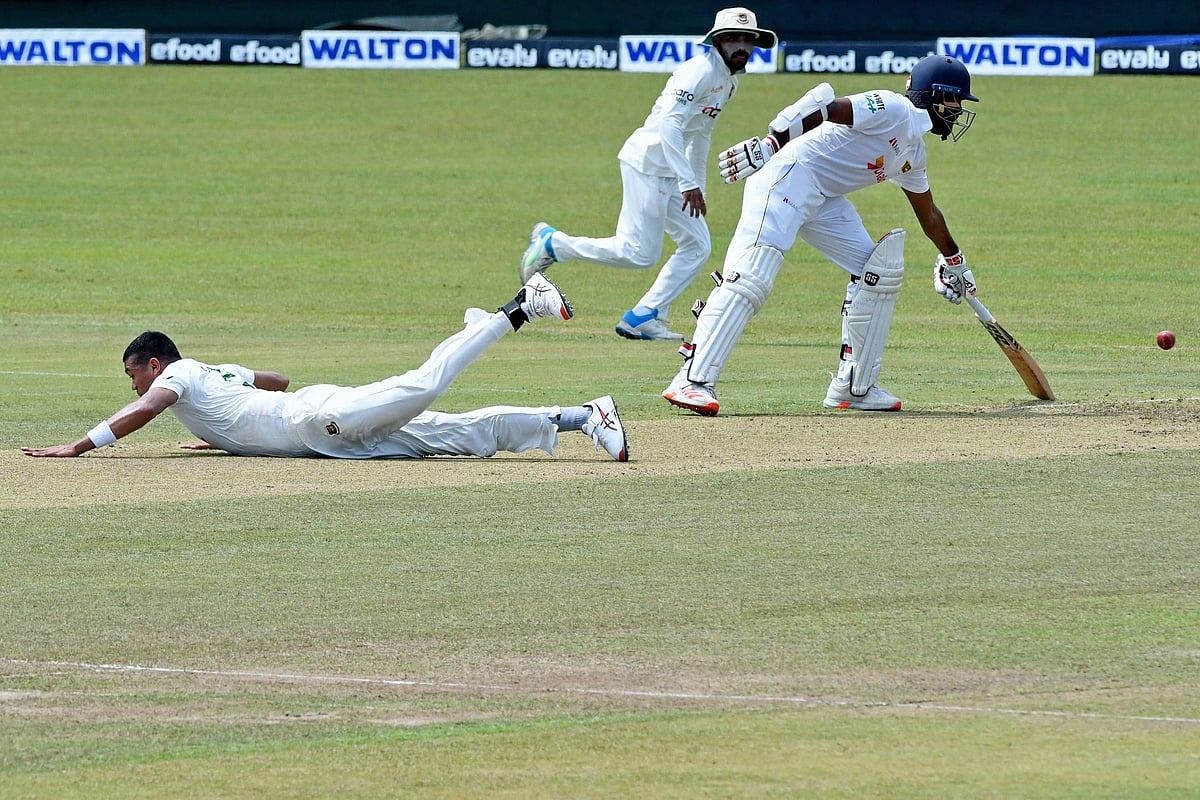 ভালো বোলিং করেও উইকেট পাননি তাসকিন।