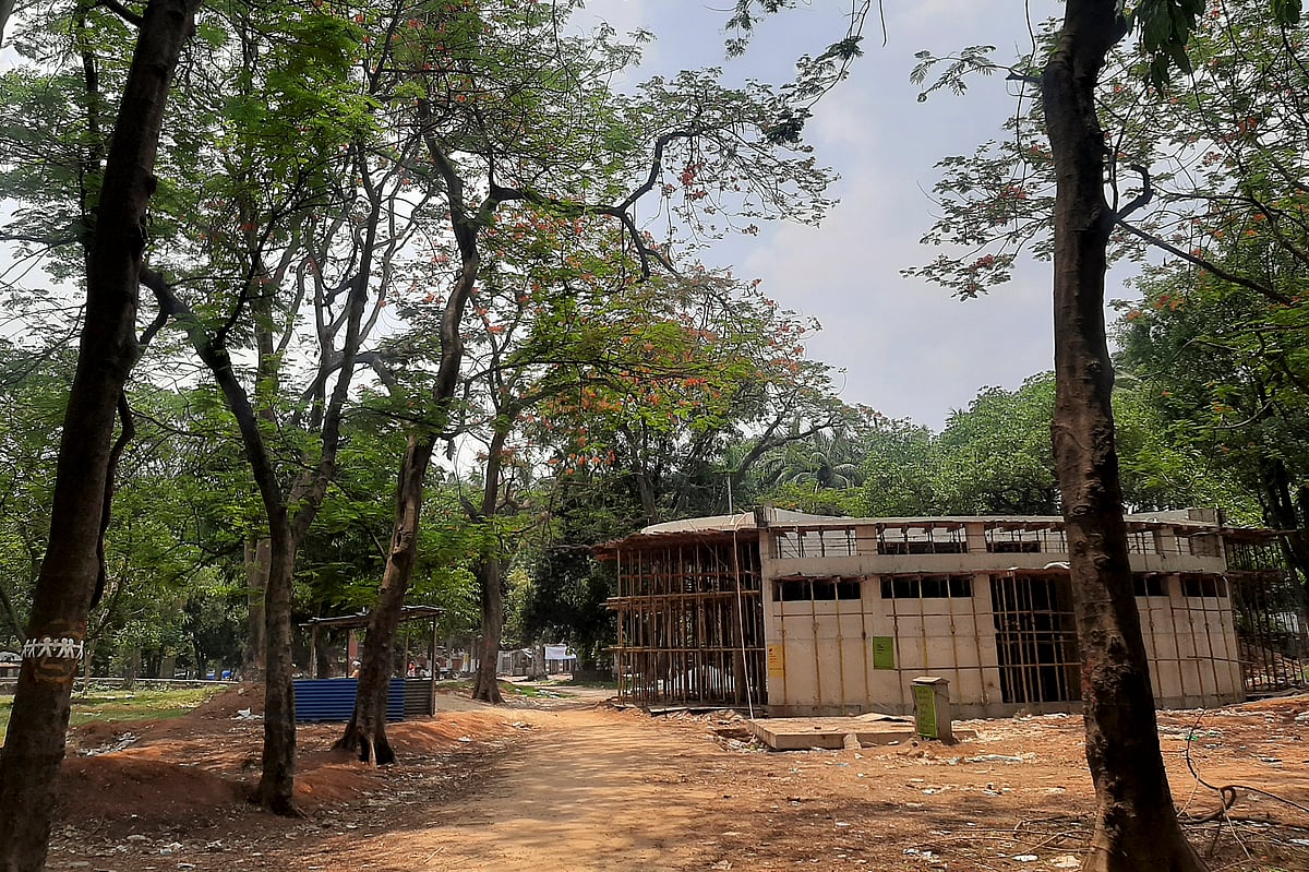 বিভিন্ন স্থাপনা তৈরি হওয়ায় উদ্যান হারাচ্ছে তার আসল রূপ