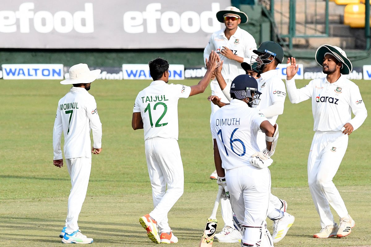 ওসাদা ফার্নান্দোর উইকেটের পর বাংলাদেশের উচ্ছাস