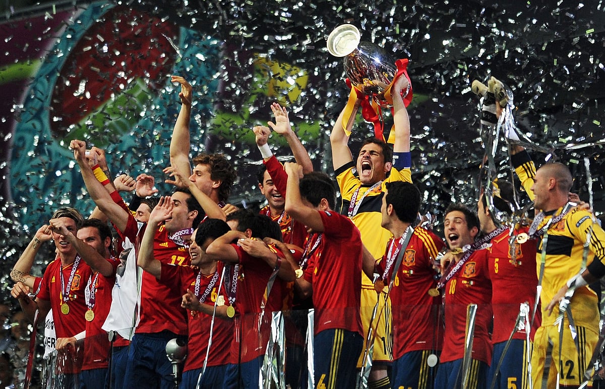 প্রথম দল হিসেবে টানা ইউরো জিতেছে স্পেন।