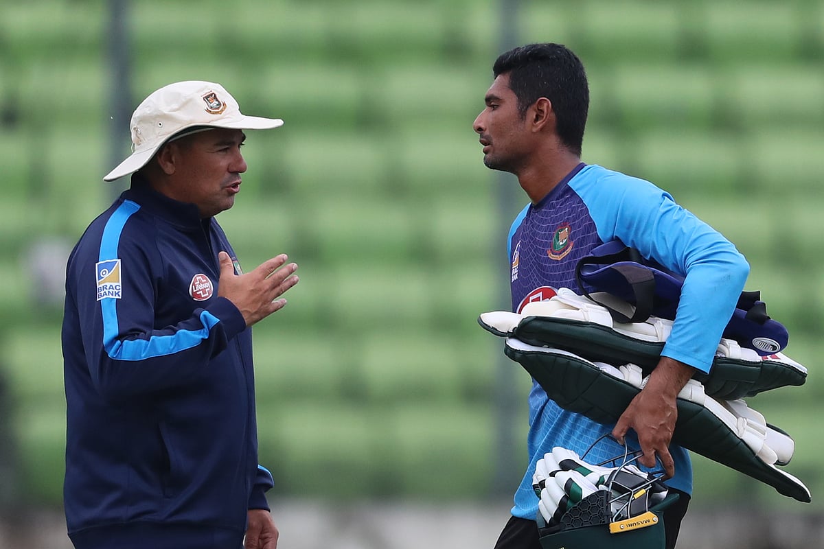 মাহমুদউল্লাহর বড় সেঞ্চুরিতে খুশি কোচ রাসেল ডমিঙ্গো