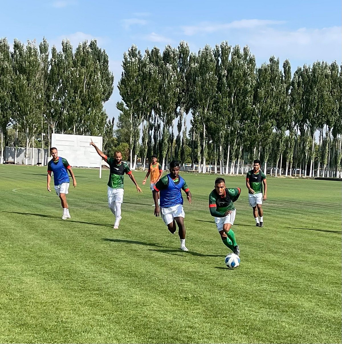 অনুশীলনে বাংলাদেশ দল