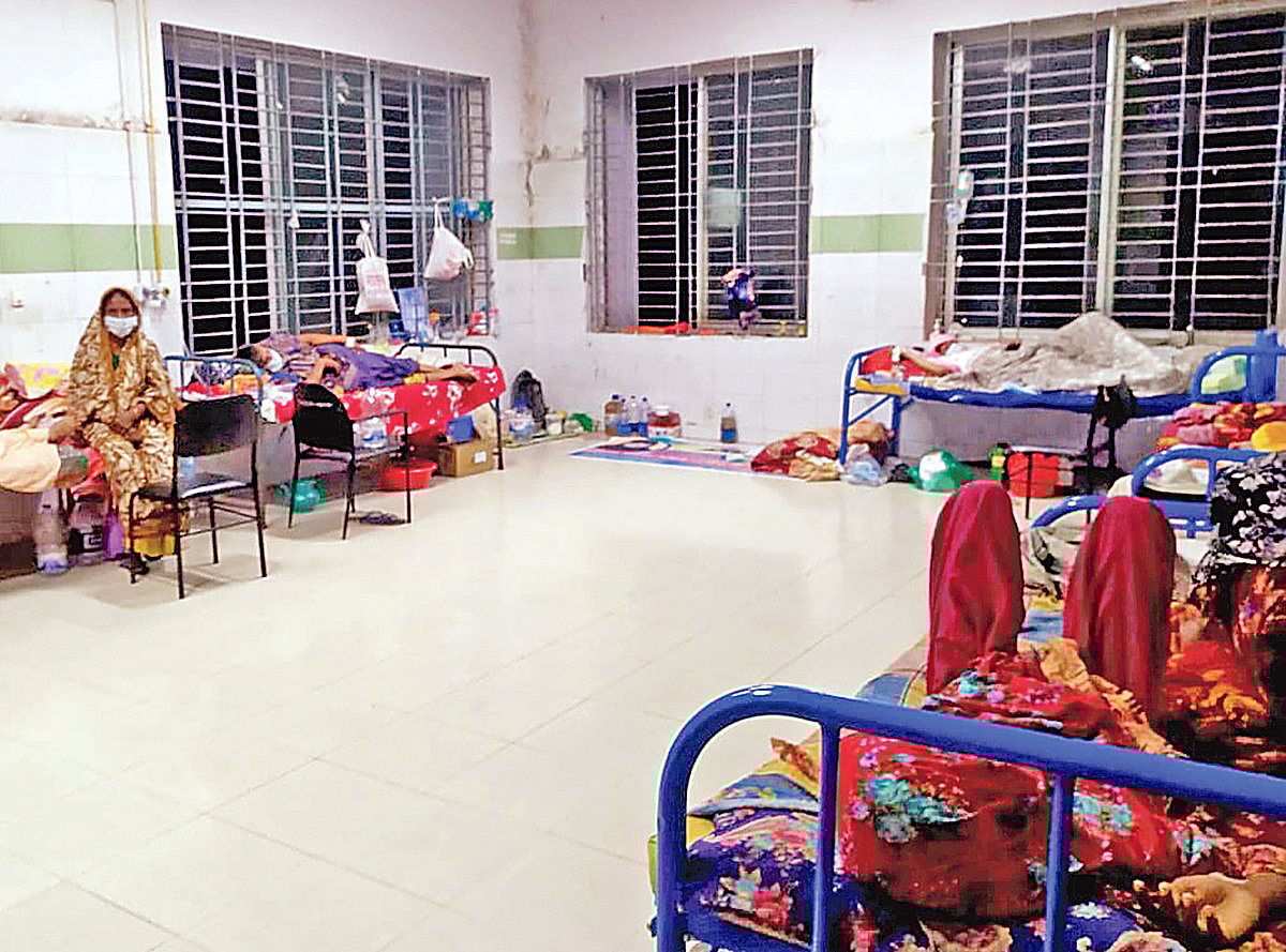 বরগুনা জেনারেল হাসপাতালে করোনা ইউনিট। সম্প্রতি তোলা ছবি