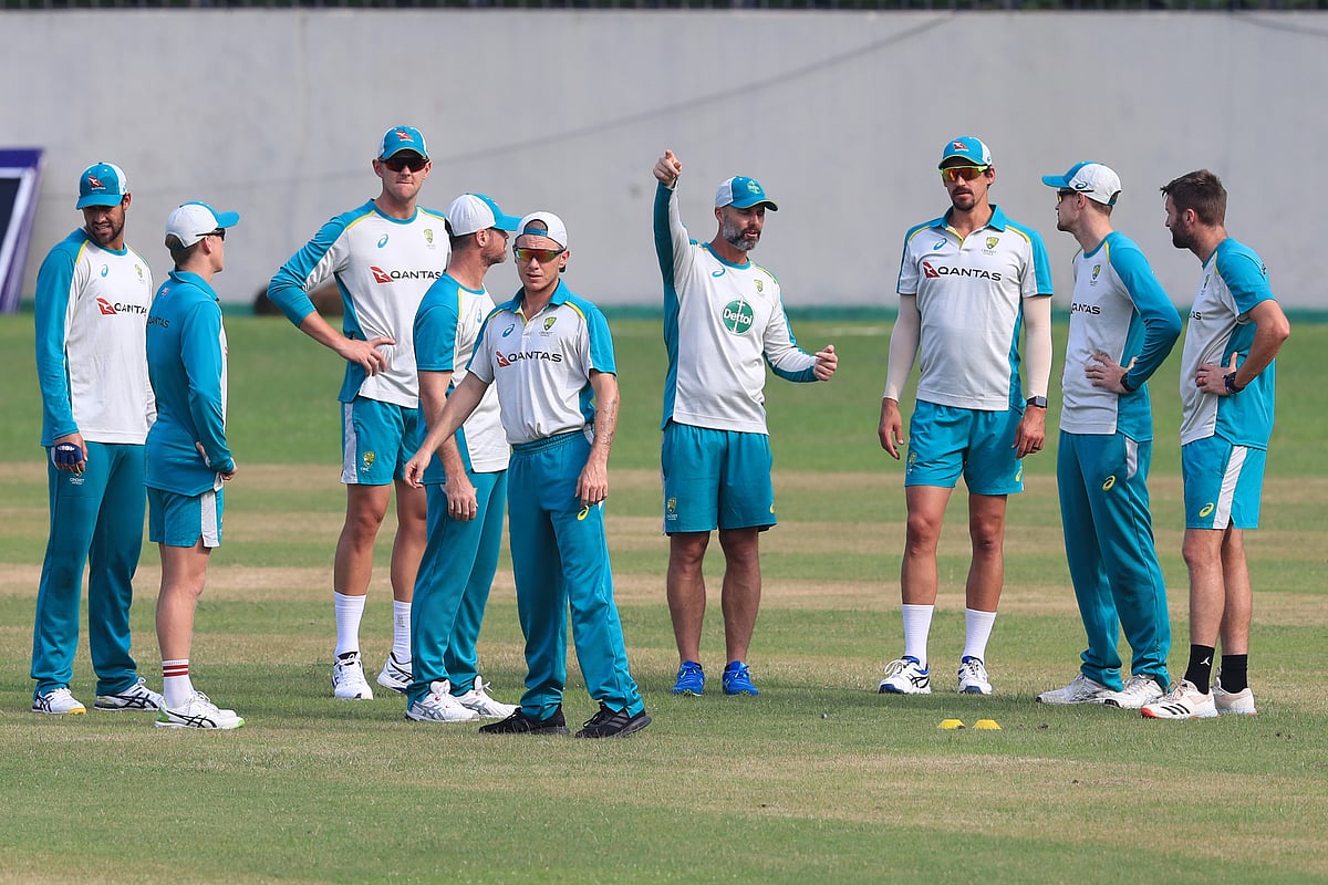 অনুশীলনে অস্ট্রেলিয়া ক্রিকেট দল