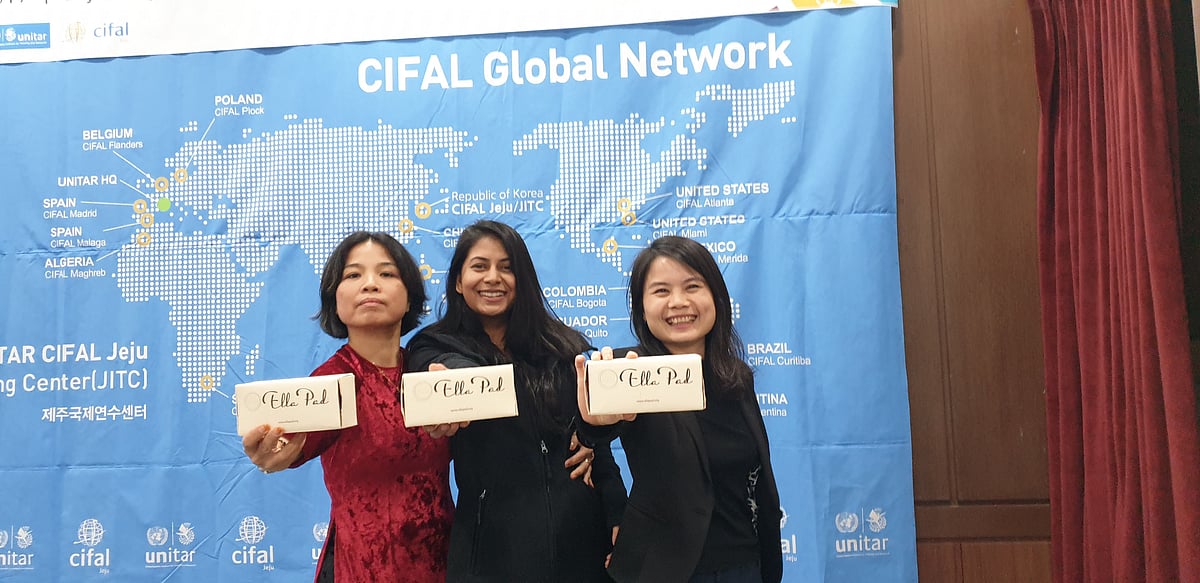 দক্ষিণ কোরিয়ায় অনুষ্ঠিত ইউনিটারের অনুষ্ঠানে নেপাল ভিয়েতনাম ও ফিলিপাইনের এলা অ্যাম্বাসেডর