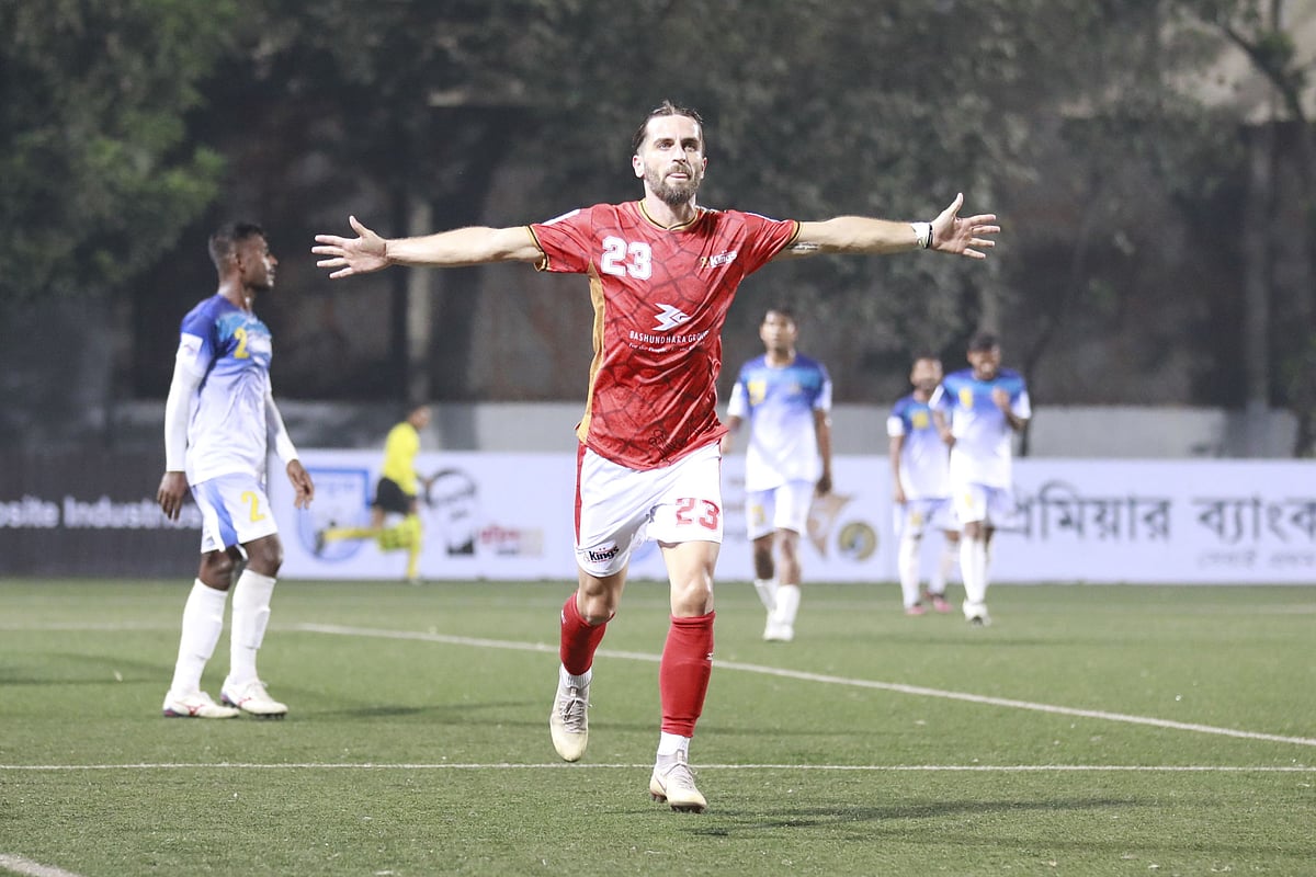 গোলের পর ভ্রানিয়েসের উচ্ছ্বাস