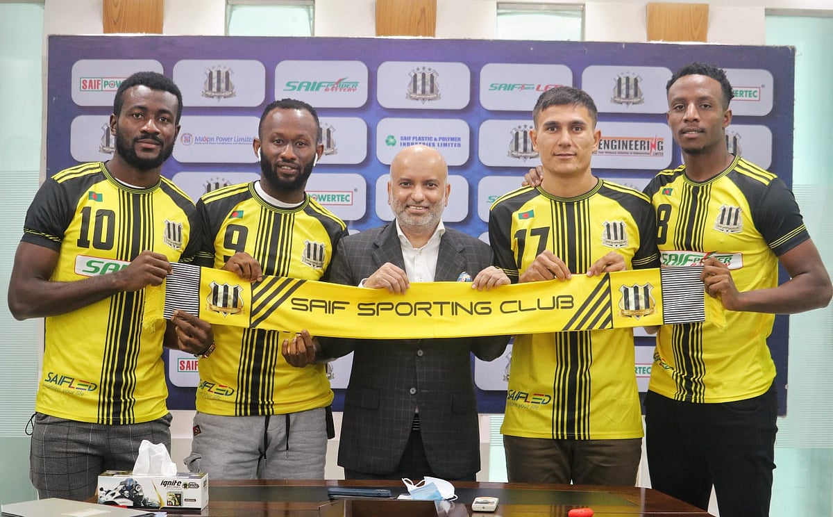 নতুন মৌসুমে চার নতুন বিদেশিকে দলে নিয়েছে সাইফ স্পোর্টিং ক্লাব