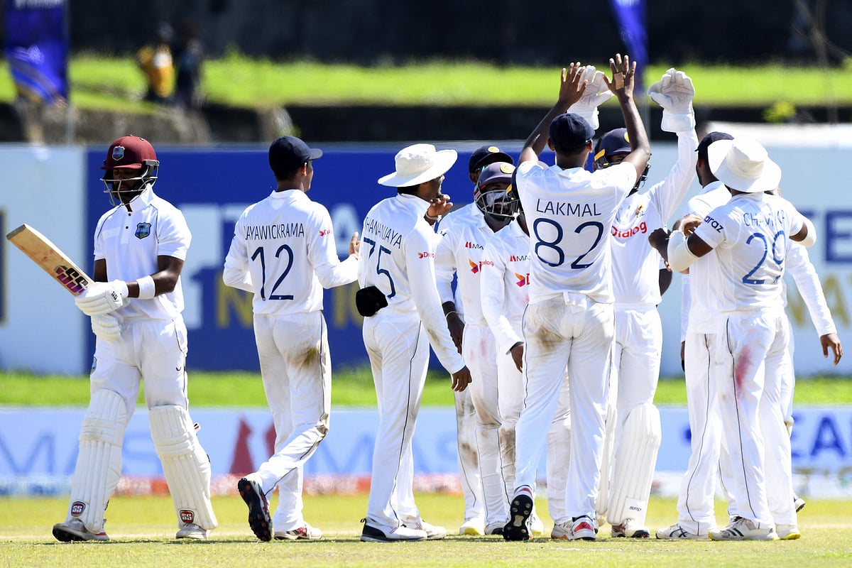 শ্রীলঙ্কার স্পিনারদের সামনে দাঁড়াতে পারেনি ওয়েস্ট ইন্ডিজ
