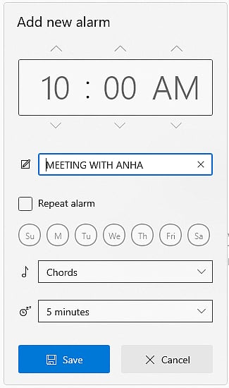 কম্পিউটারে অ্যালার্ম ঘড়ি
