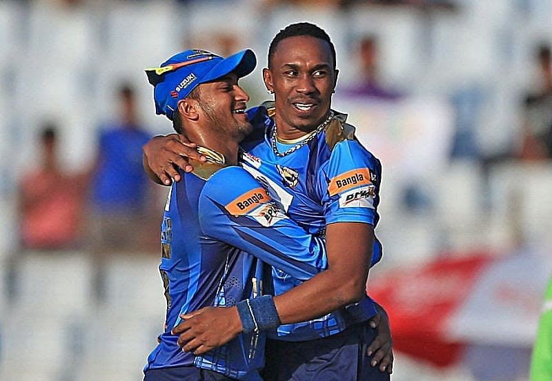 বিপিএলে এর আগেও সাকিবের দলে খেলেছেন ব্রাভো