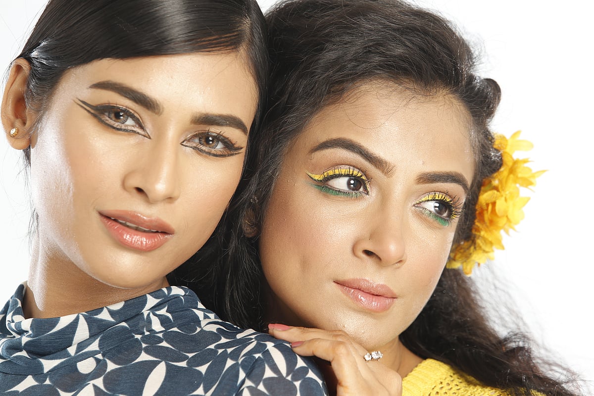 গ্রাফিক্যাল নকশা, দুই রঙের কাজল সবই থাকছে এ বছর