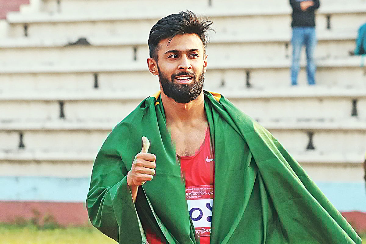 দেশের দ্রুততম মানব ইমরানুর দৌড়াবেন কমনওয়েলথ গেমসেও