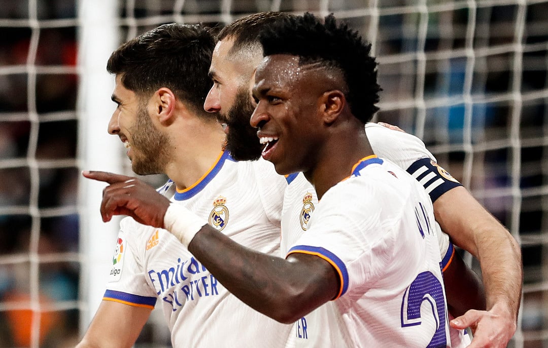 রিয়াল মাদ্রিদের জয়ের নায়ক আসেনসিও, বেনজেমা ও ভিনিসিয়ুস