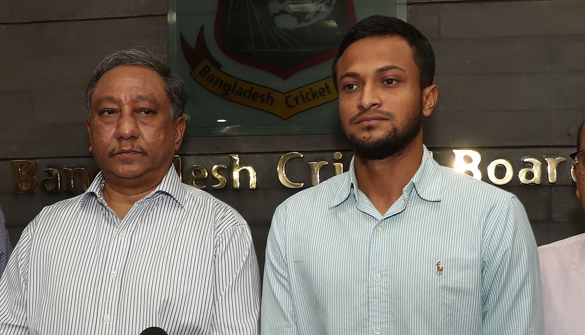 সাকিব আল হাসানের কথা শুনে বিস্মিত হয়েছেন বিসিবি সভাপতি নাজমুল হাসান