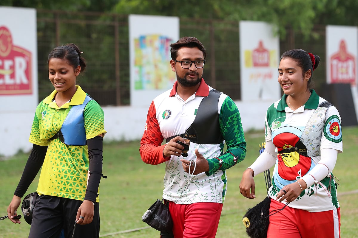 এই প্রথমবারের মতো পদকের লড়াইয়ে ছিল আর্চাররা