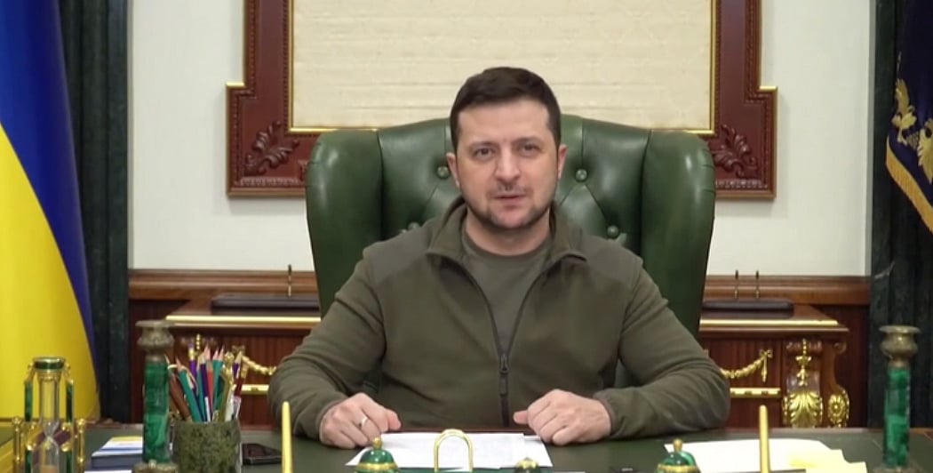 ইউক্রেনের প্রেসিডেন্ট ভলোদিমির জেলেনস্কি