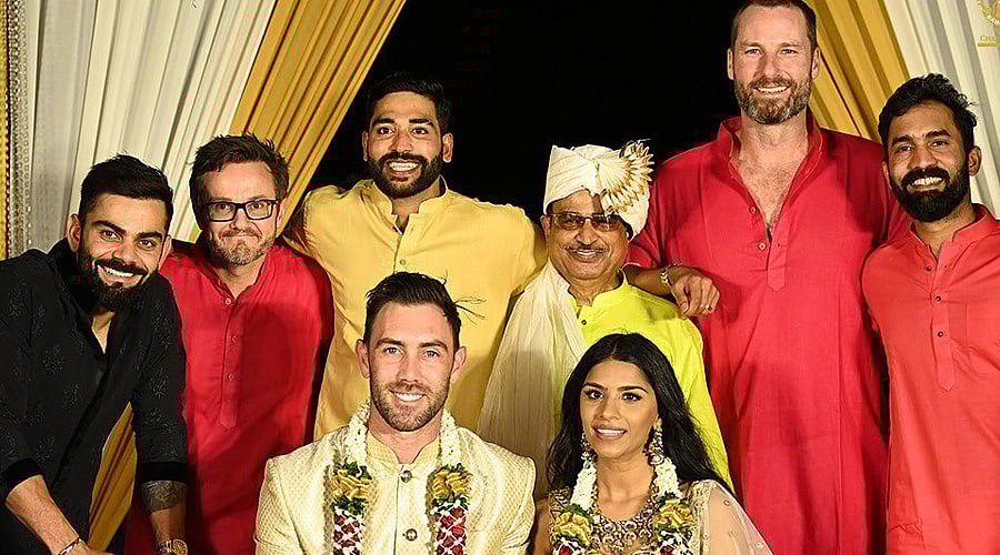 ম্যাক্সওয়েলের আরেকটি বিয়ের অনুষ্ঠান!