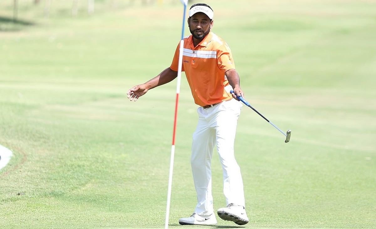 চণ্ডীগড়ে আজ শেষে এসে হতাশ করেছেন গলফার জামাল