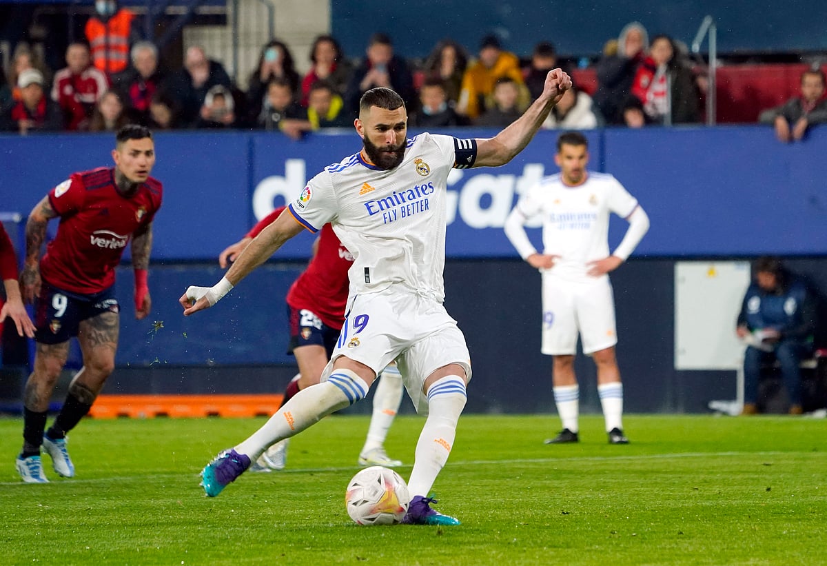 জোড়া পেনাল্টি মিস করেছেন বেনজেমা কাল ওসাসুনার বিপক্ষে