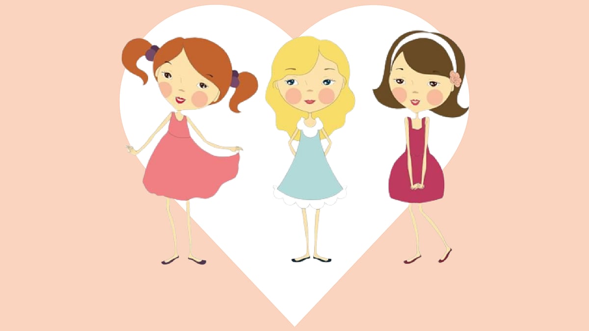 পলি, লিলি আর মিলি তিন বোন।