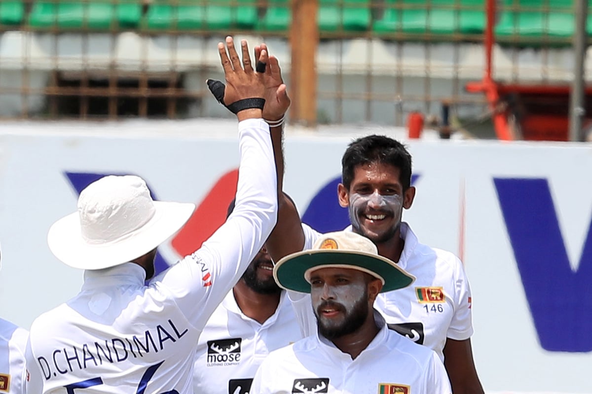 কনকাশন বদলি হিসেবে নেমে চমক দেখিয়েছেন কাসুন রাজিথা