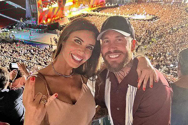 স্ত্রীর সঙ্গে সের্হিও রামোস