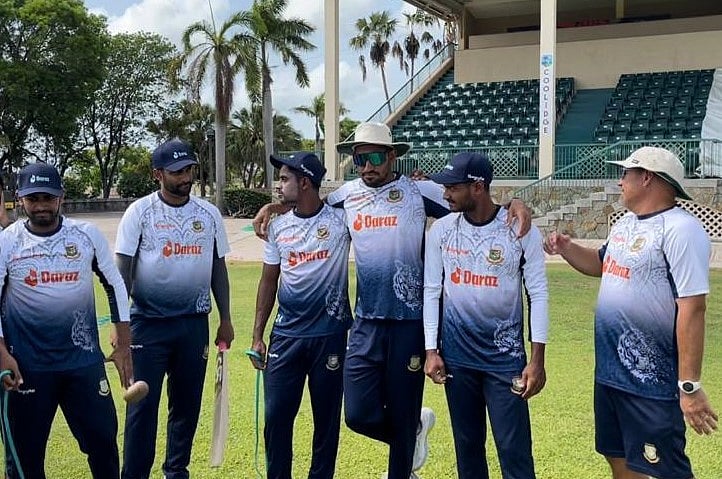 ওয়েস্ট ইন্ডিজে অনুশীলনে বাংলাদেশ দল