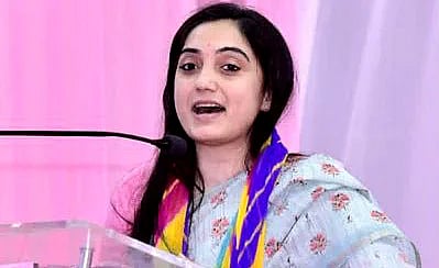 ভারতের ক্ষমতাসীন বিজেপির সাময়িক বহিষ্কৃত মুখপাত্র নূপুর শর্মা।