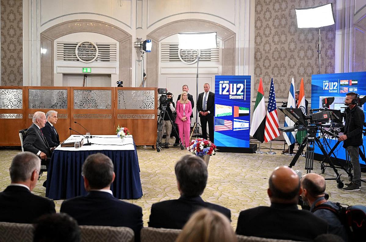 গত সপ্তাহে ভার্চ্যুয়াল সম্মেলনে ভারত, ইসরায়েল, সংযুক্ত আরব আমিরাত ও যুক্তরাষ্ট্রের নতুন জোট আই২ইউ২ যাত্রা শুরু করল