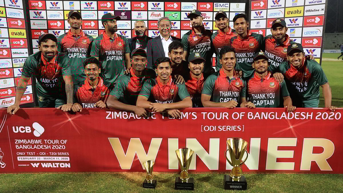 জিম্বাবুয়ের বিপক্ষে টানা ১৯টি ওয়ানডে জিতেছে বাংলাদেশ