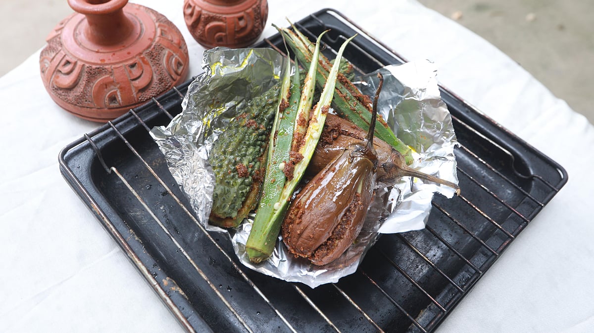করলা, ঢ্যাঁড়স বেগুনের মসলা