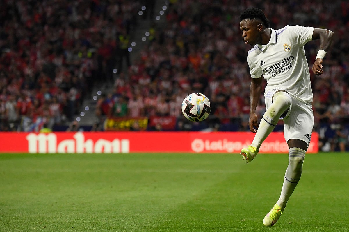 রিয়াল মাদ্রিদের ব্রাজিলিয়ান ফরোয়ার্ড ভিনিসিযুস জুনিয়র