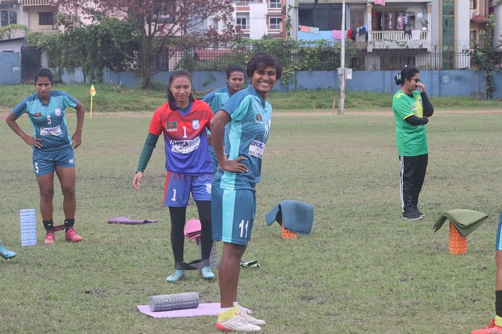 ভুটান ম্যাচের আগে প্রস্তুত হচ্ছেন সাবিনারা