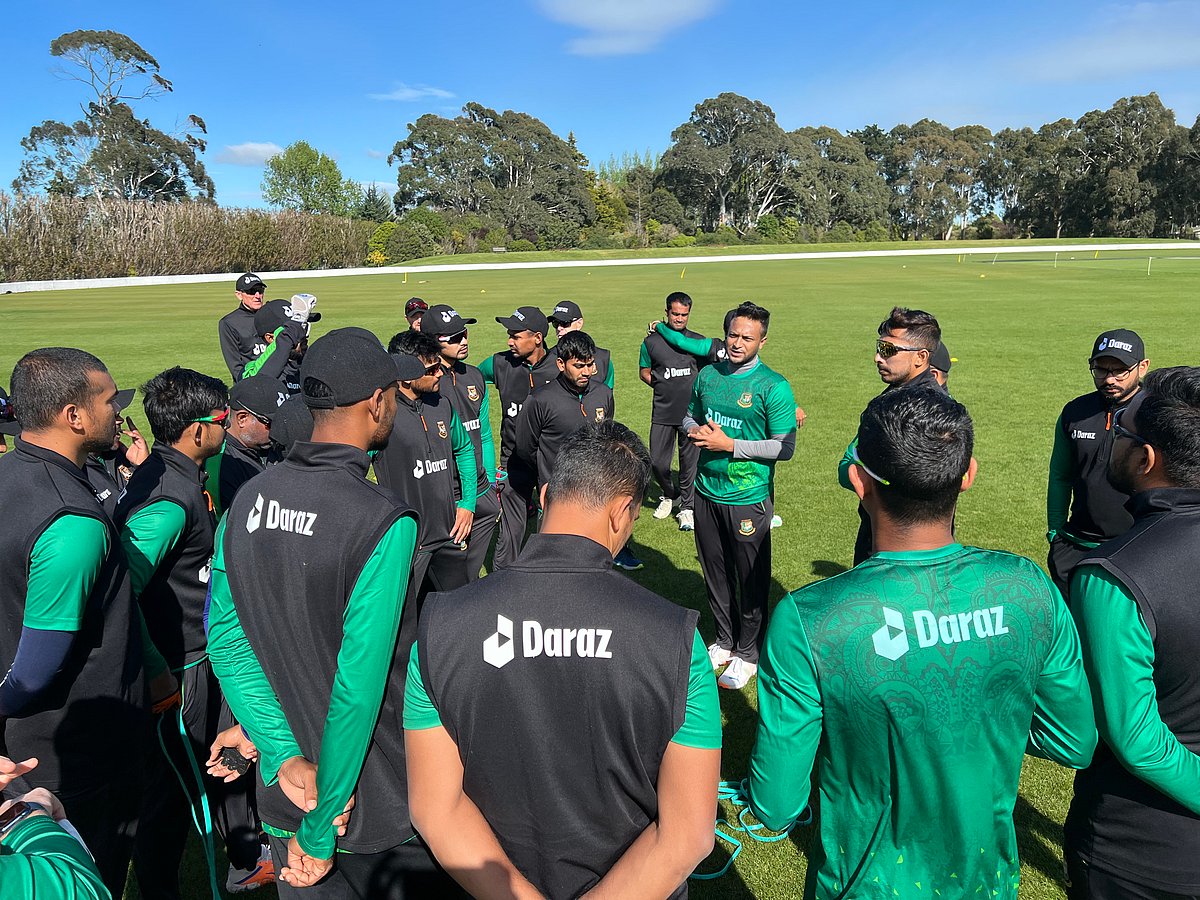 অনুশীলনে বাংলাদেশ দল