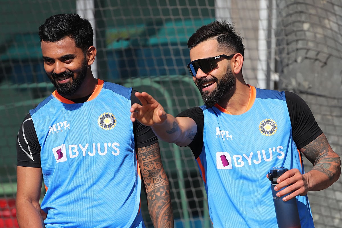 অনুশীলনে ভারতের লোকেশ রাহুল ও বিরাট কোহলি
