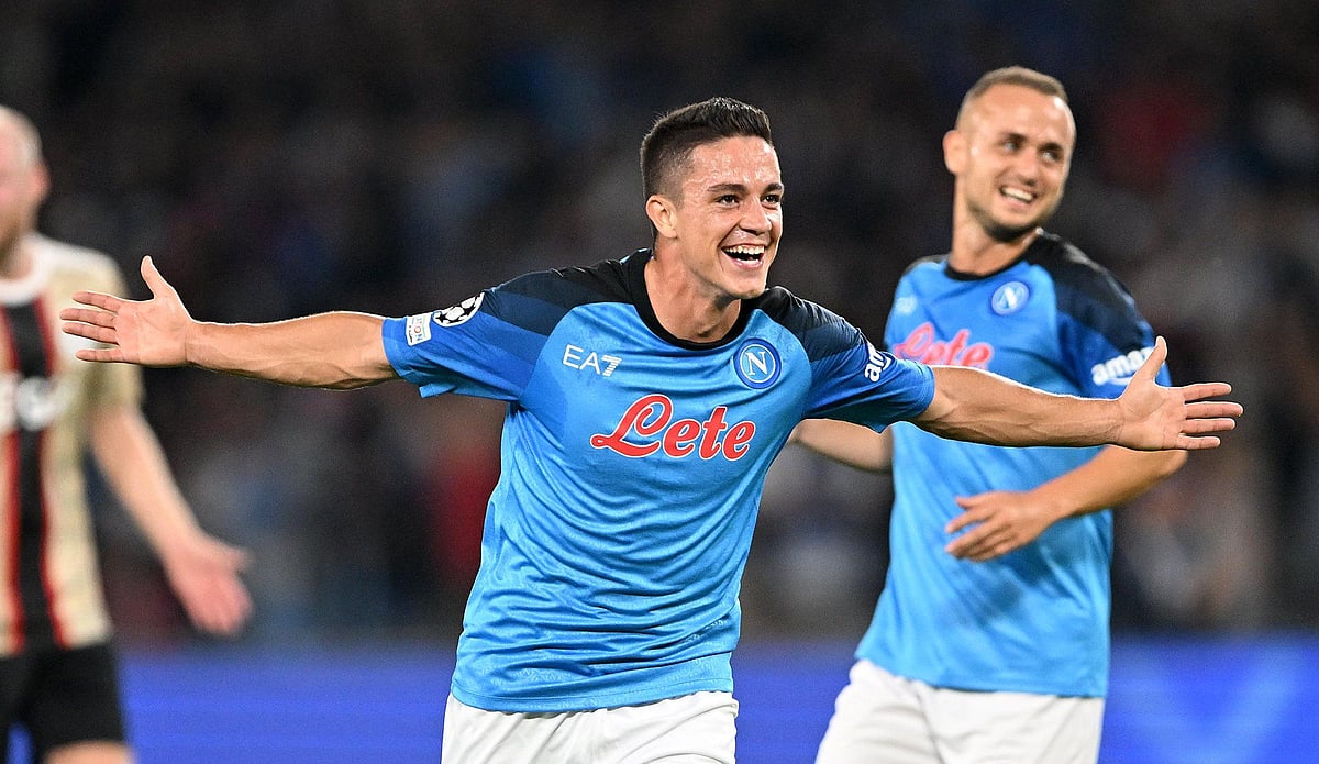 গোলের পর রাসপাদোরির উদ্‌যাপন