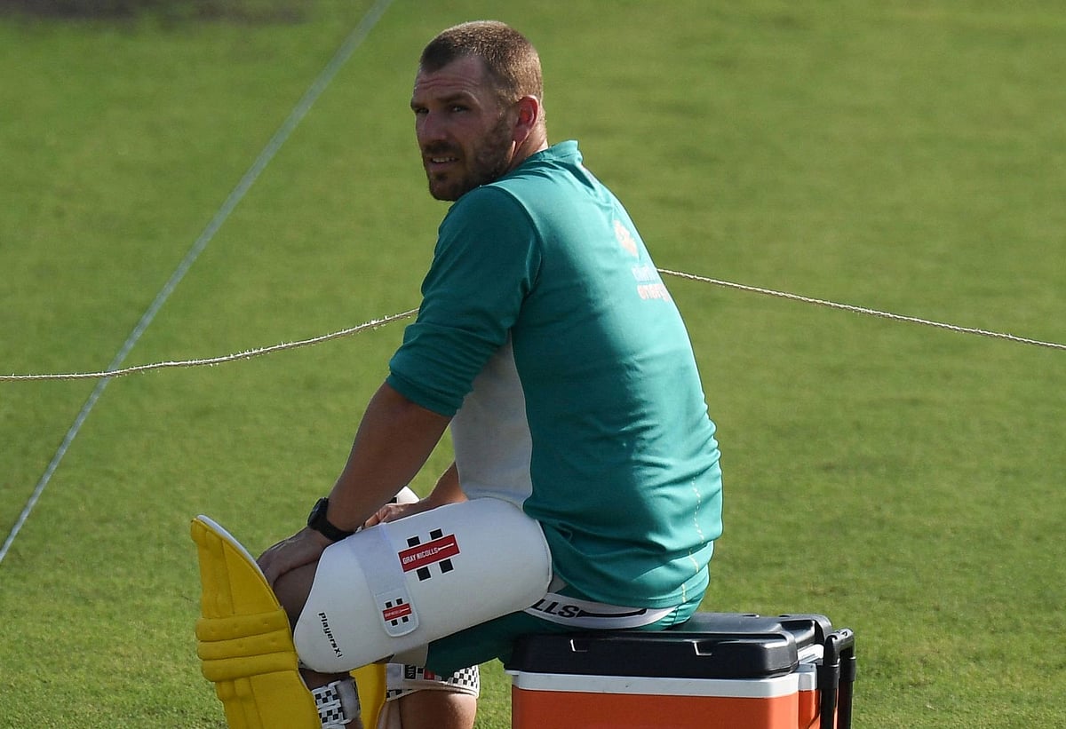 অস্ট্রেলিয়ার অনুশীলনে অধিনায়ক অ্যারন ফিঞ্চ