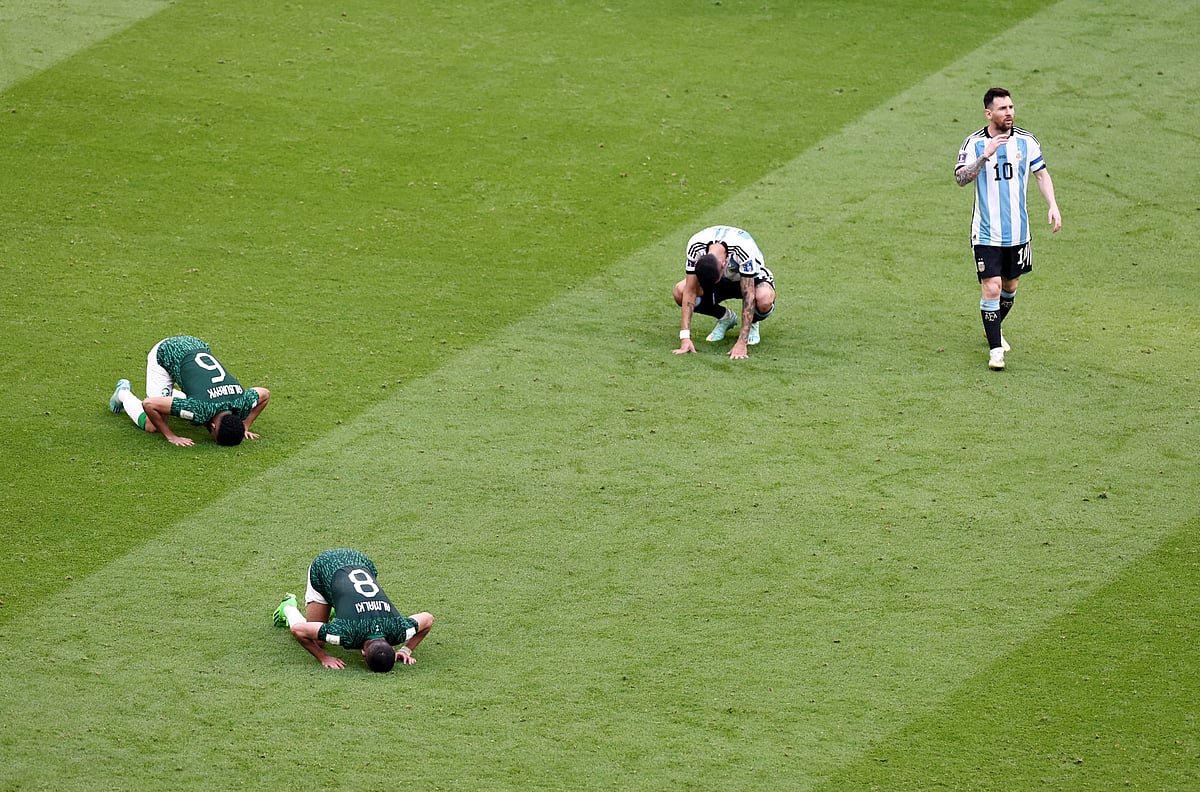 আর্জেন্টিনাকে হারিয়ে দিয়েছে সৌদি আরব