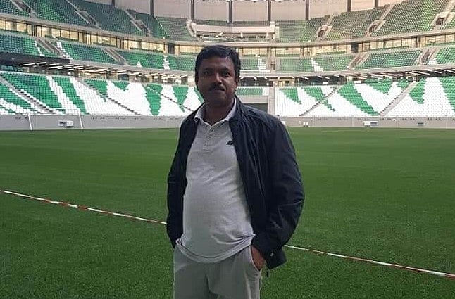 আল রাইয়ান এডুকেশন সিটি স্টেডিয়ামে প্রকৌশলী ওয়াশিকুর রহমান