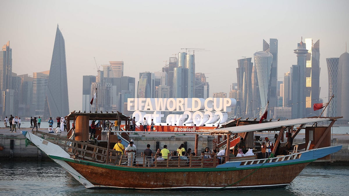 বিশ্বকাপ আয়োজনে সেজেছে কাতার রাজধানী দোহা