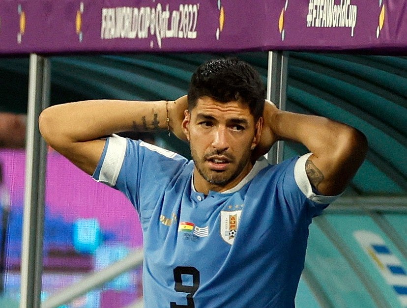 প্রথম রাউন্ড থেকেই বিদায়ের হতাশা সুয়ারেজের চোখে–মুখে