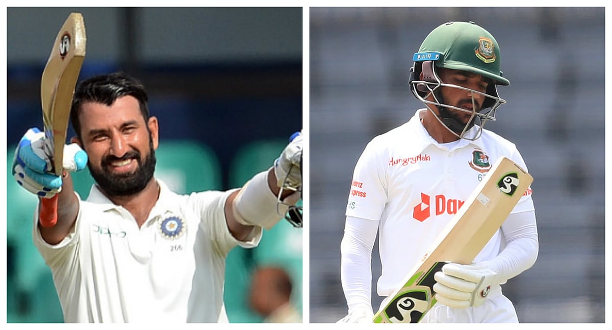 চেতেশ্বর পূজারা ও মুমিনুল হক