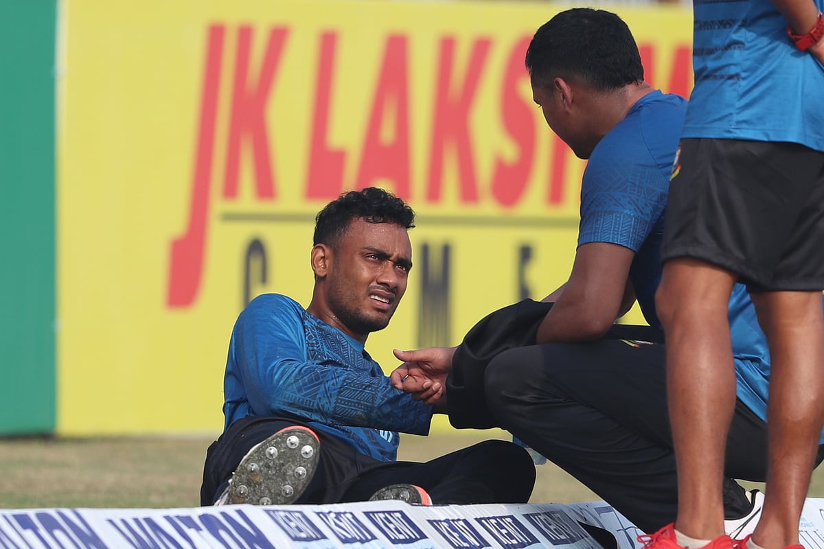 অনুশীলনে পাওয়া চোটে ভারত–সিরিজ মিস শরীফুল ইসলামের