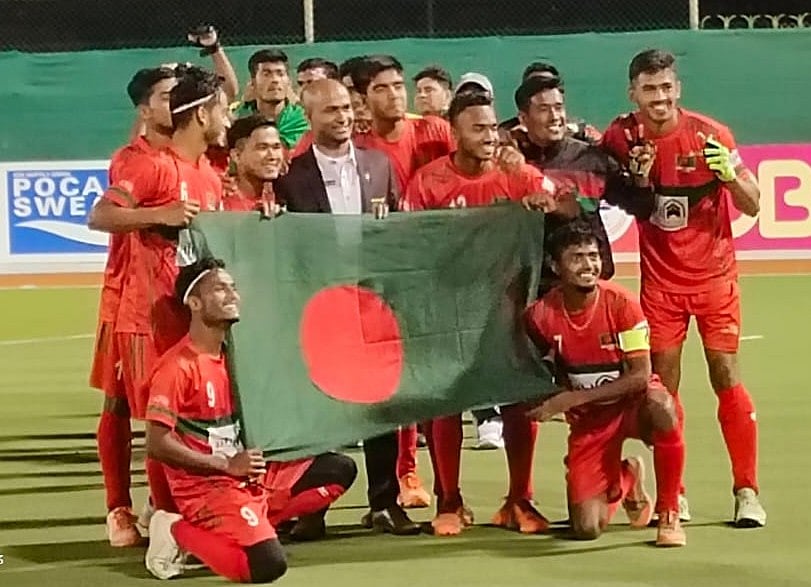 ওমানকে টাইব্রেকারে চ্যাম্পিয়ন বাংলাদেশ