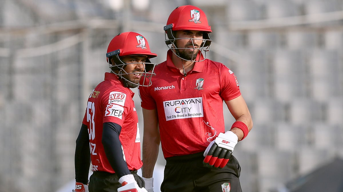 তৃতীয় উইকেটে ৫৮ বলে ৮৪ রান করেছেন বরিশালের মেহেদী হাসান মিরাজ ও ইব্রাহিম জাদরান