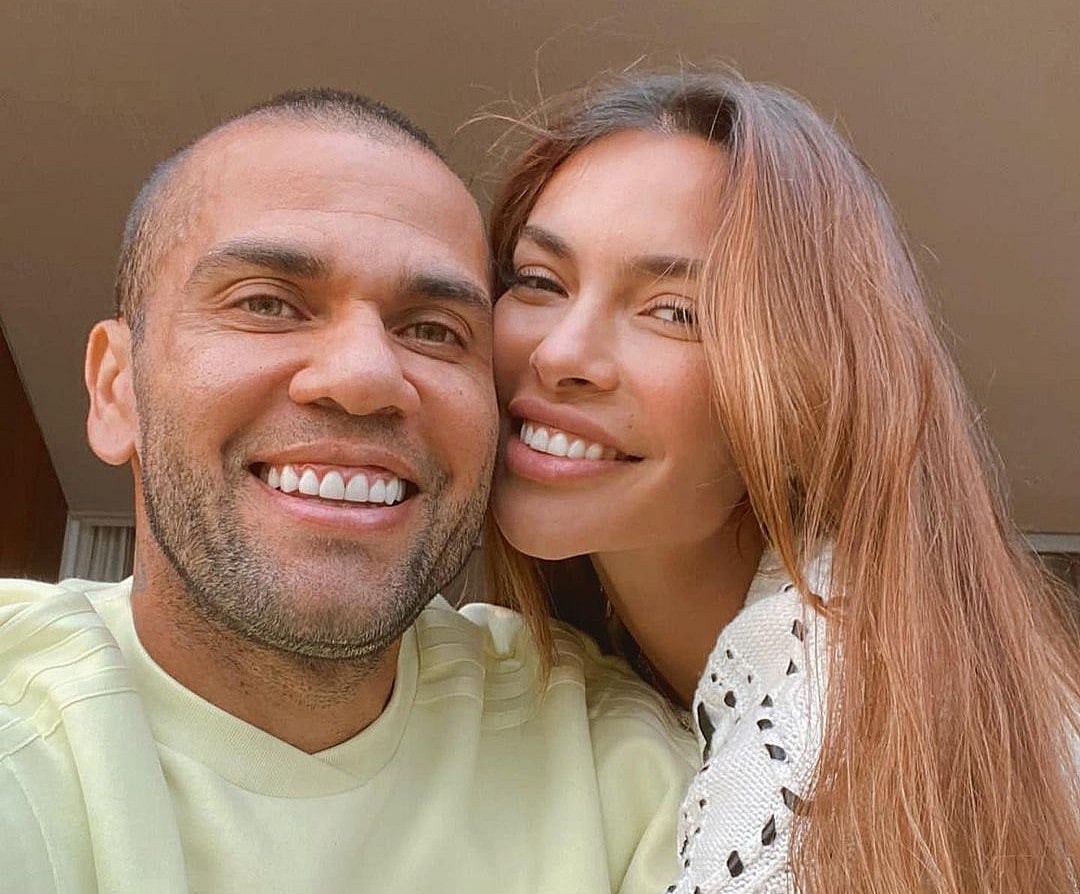 দানি আলভেজ ও তাঁর স্ত্রী জোয়ানা সাঞ্জ