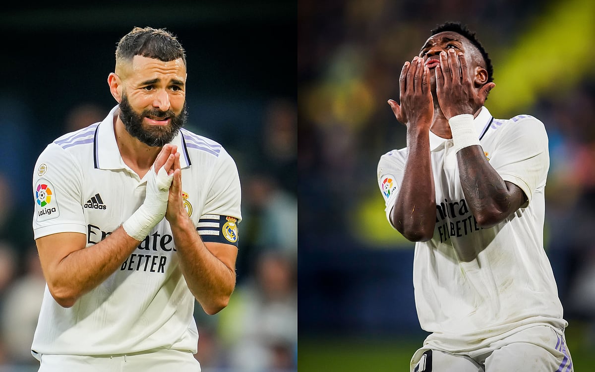 ভিয়ারিয়ালের বিপক্ষে সুযোগ নষ্টের আক্ষেপ রিয়াল মাদ্রিদ তারকা বেনজেমা ও ভিনিসিয়ুসের