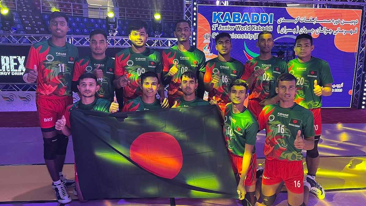 থাইল্যান্ডের বিপক্ষে জয়ের পর বাংলাদেশ কাবাডি দল