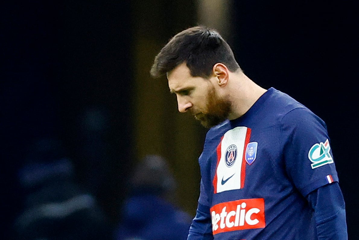 মেসির হতাশ মুখটাই যেন পিএসজির পারফরম্যান্সের প্রতিচ্ছবি